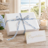 En Satin Ruban de fleurs d'hydrangea bleue pour cadeau