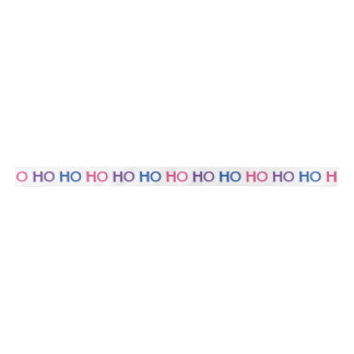 En Satin Ruban de Ho Ho Ho de fierté Bi