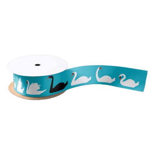 En Satin Ruban de lac swan (Bobine)