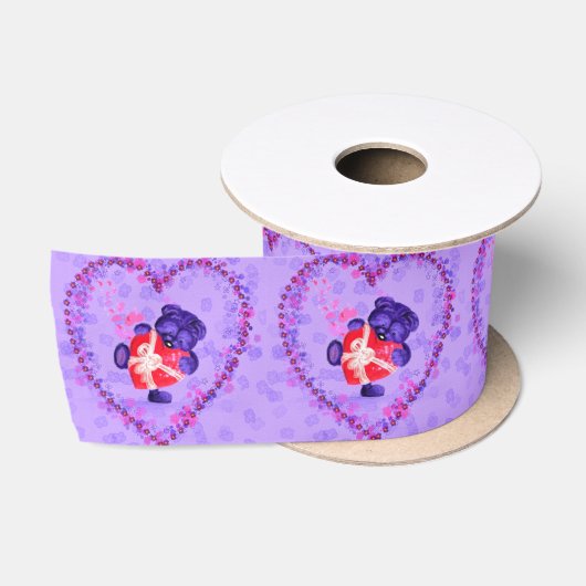 En Satin Ruban de l'ours mou (Bobine)