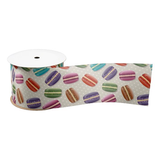 En Satin ruban de macarons (Bobine)