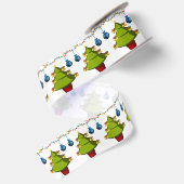 En Satin Ruban de Noël, Arbre de Noël (Dos)