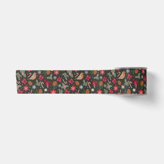 En Satin Ruban de Noël naturel