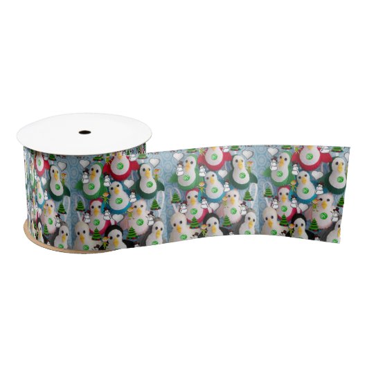 En Satin Ruban de Noël, Pingouin (Bobine)