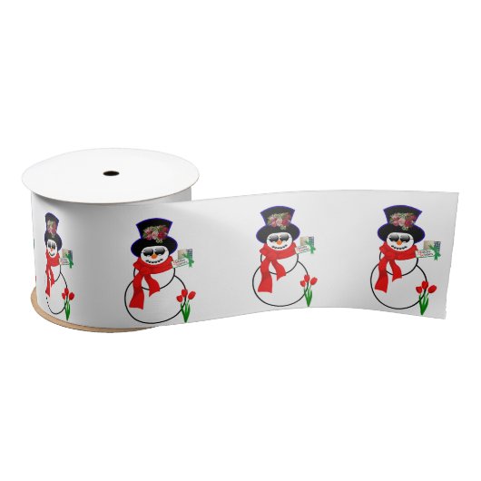 En Satin Ruban de Noël, Snowman (Bobine)
