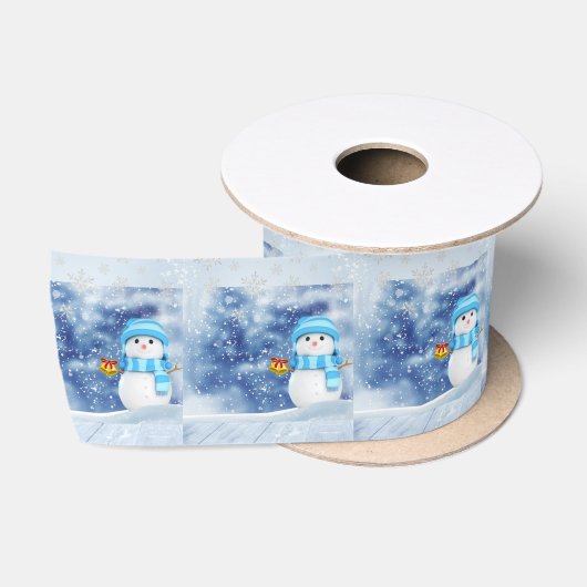 En Satin Ruban de Noël, Snowman (Bobine)