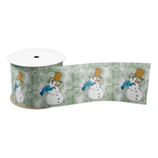En Satin Ruban de Noël, Snowman (Bobine)
