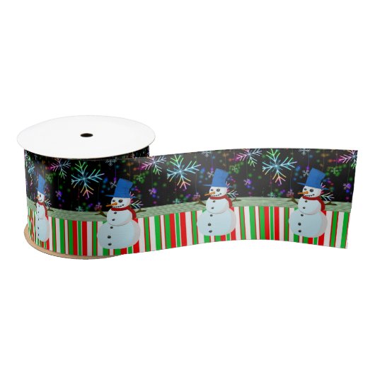 En Satin Ruban de Noël, Snowman (Bobine)