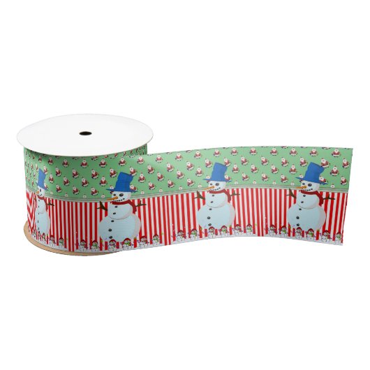 En Satin Ruban de Noël, Snowman (Bobine)