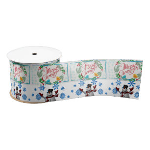 En Satin Ruban de Noël, Snowman