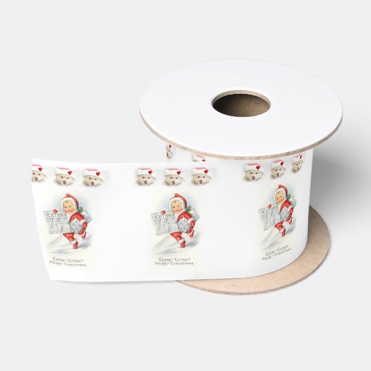 En Satin Ruban de Noël, Vintage (Bobine)