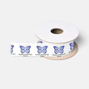 En Satin Ruban de papillon de SAL de l'espoir 1,5"