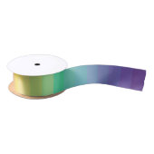 En Satin Ruban de rainbow Strips (Bobine)