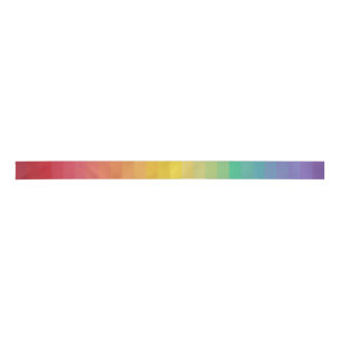 En Satin Ruban de rainbow Strips