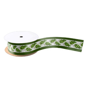 En Satin Ruban de raisins verts