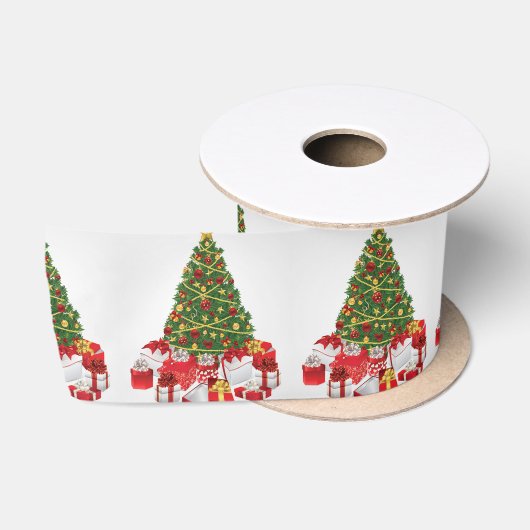 En Satin Ruban de satin/arbre de Noël (Bobine)