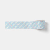 En Satin Ruban de script « Pâques » bleu clair  (Devant)