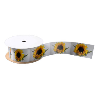 En Satin Ruban de tournesol