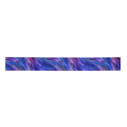 En Satin Ruban d'encre d'alcool Indigo (Devant)