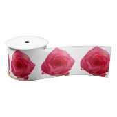 En Satin Ruban des rose (Bobine)