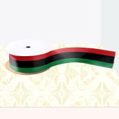 En Satin Ruban drapeau panafricain et afro-américain de l'U