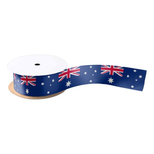 En Satin Ruban du drapeau australien (Bobine)
