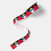 En Satin Ruban du drapeau d'Antiguan et de Barbuda (Dos)