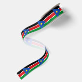 En Satin ruban du drapeau sud-soudanais (Dos)