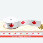 En Satin Ruban Feuille d'érable canadien, Canada