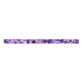 En Satin Ruban Fleurs violettes (Devant)