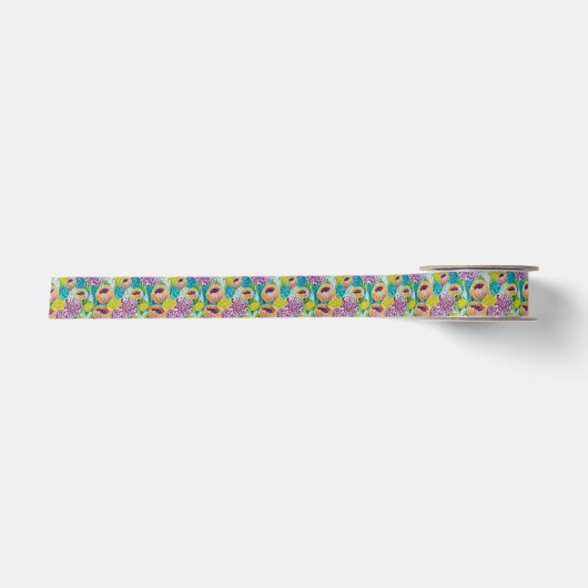En Satin Ruban floral de Symphony Hydrangea Poppy (Devant)