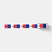 En Satin ruban français de drapeau de Paris de j'aime (Devant)