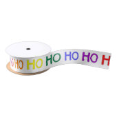 En Satin Ruban Ho Ho Ho arc-en-ciel (Bobine)