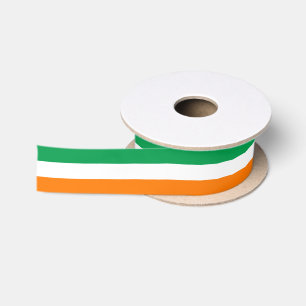 En Satin Ruban irlandais de cadeau de drapeau pour la