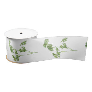 En Satin Ruban large 3 pouces PARSLEY FRAIS