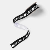En Satin Ruban noir satiné (Dos)