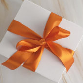 En Satin Ruban orange