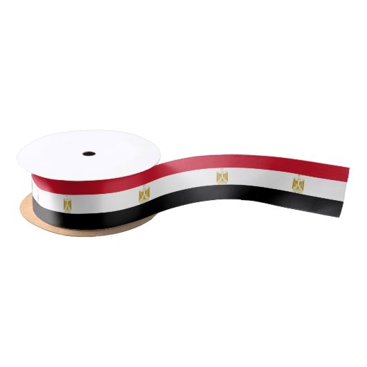 En Satin Ruban patriotique avec drapeau de l'Égypte (Bobine)