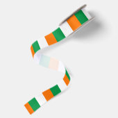 En Satin Ruban patriotique avec drapeau d'Irlande (Dos)