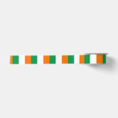 En Satin Ruban patriotique avec drapeau d'Irlande (Devant)