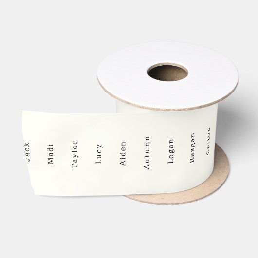 En Satin Ruban père Noël List (Bobine)