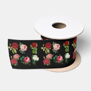 En Satin ruban rose