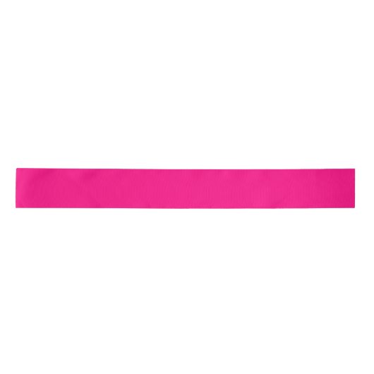 En Satin Ruban rose chaud (Devant)