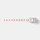 En Satin Ruban rose et rayures (Devant)