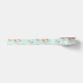En Satin ruban rose floral chic minable (Devant)