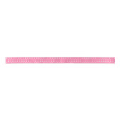 En Satin Ruban rose Pois (Devant)