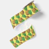 En Satin Ruban satiné aux ananas (Dos)