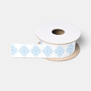 En Satin Ruban satiné avec des flocons de neige pour décore