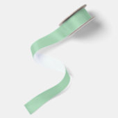 En Satin Ruban satiné couleur solide vert Mint (Dos)