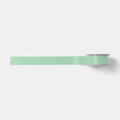 En Satin Ruban satiné couleur solide vert Mint (Devant)